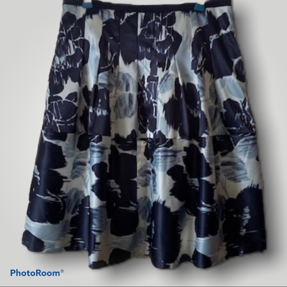 The Limited Floral Satin Skirt